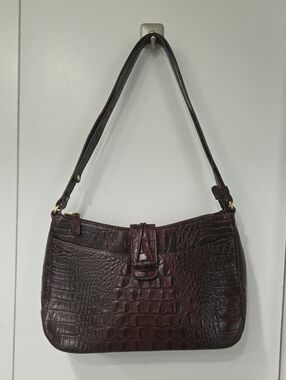 Brahmin Isabelle Pecan Vintage Convertable Strap Bag